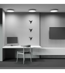 LED ceiling lamps - Maytoni Zon LED Ceiling Lamp 45W 2880lm 3000K Gold Mat C032CL-45W3K-RD-MG. - product 7