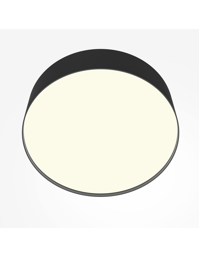 LED ceiling lamps - Maytoni Zon LED Ceiling Lamp 24W 1240lm 3000K Black C032CL-24W3K-RD-B. - product kolory-swiatla.pl 2