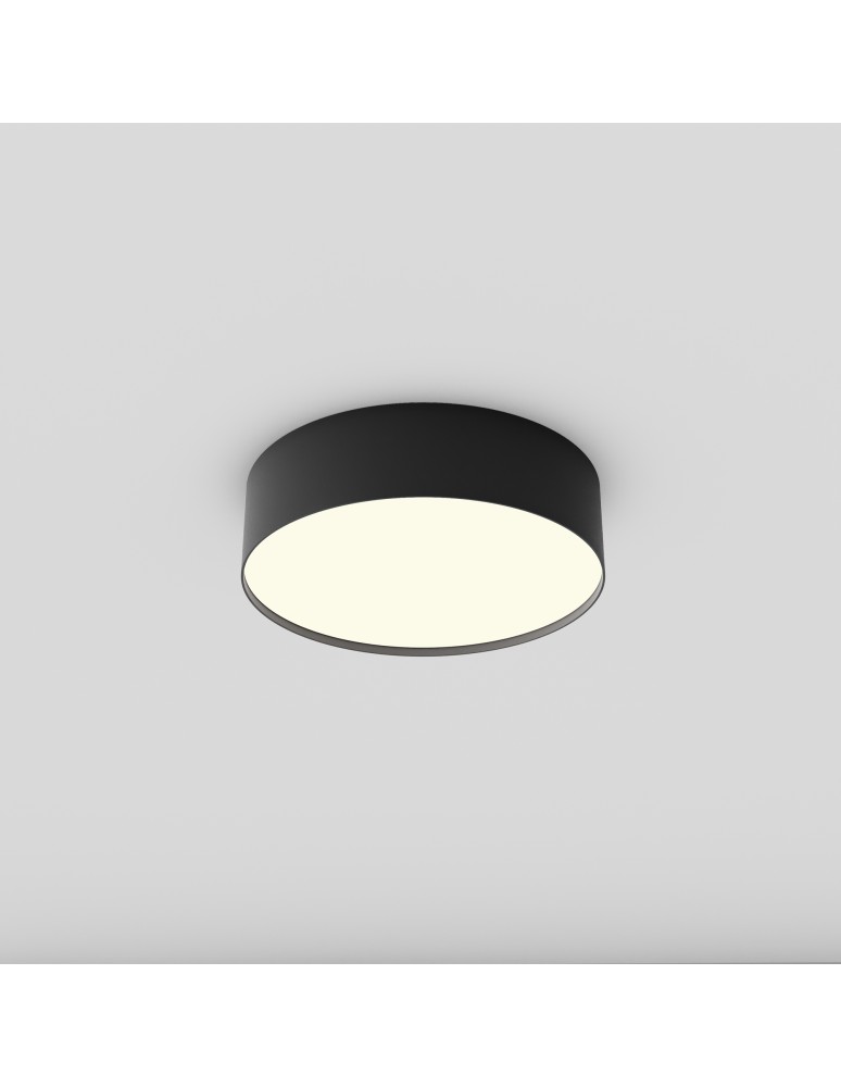 LED ceiling lamps - Maytoni Zon LED Ceiling Lamp 24W 1240lm 3000K Black C032CL-24W3K-RD-B. - product kolory-swiatla.pl 4