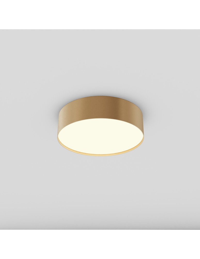 LED ceiling lamps - Maytoni Zon LED Ceiling Lamp 24W 1420lm 3000K Gold Mat C032CL-24W3K-RD-MG. - product kolory-swiatla.pl 4