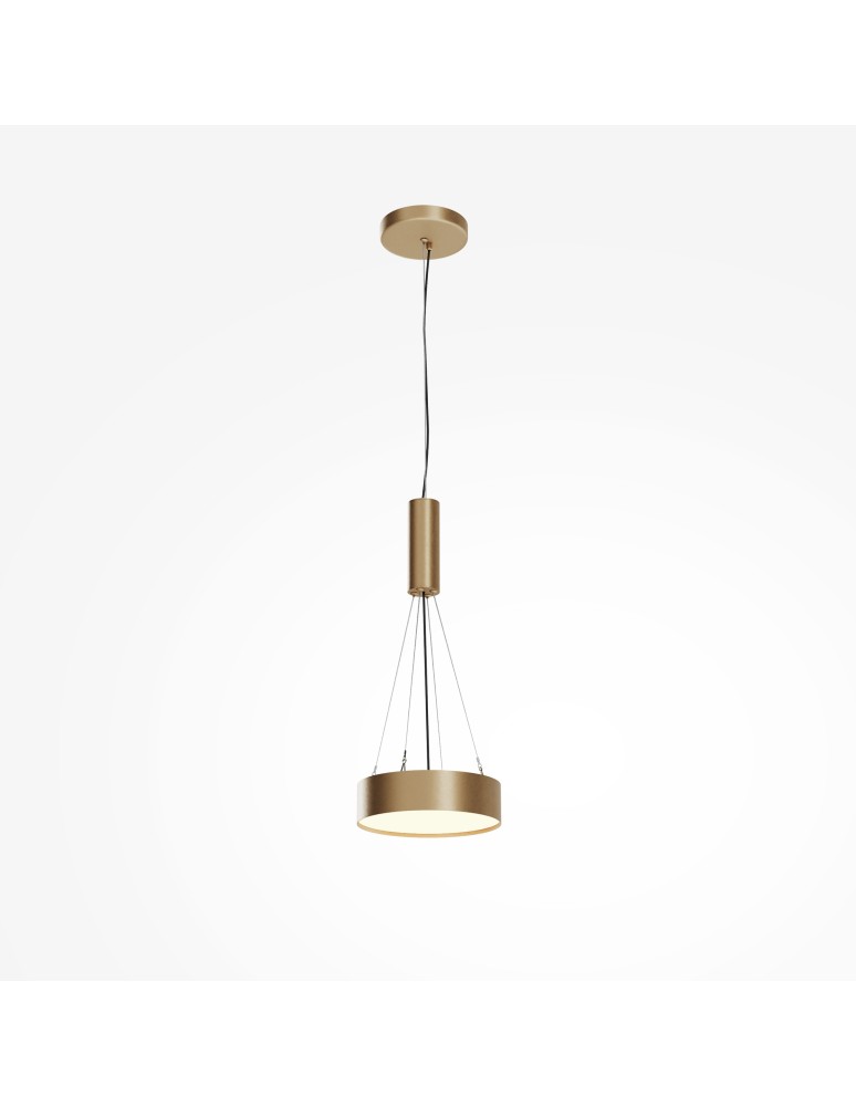 LED ceiling lamps - Maytoni Zon LED Ceiling Lamp 24W 1420lm 3000K Gold Mat C032CL-24W3K-RD-MG. - product kolory-swiatla.pl 5