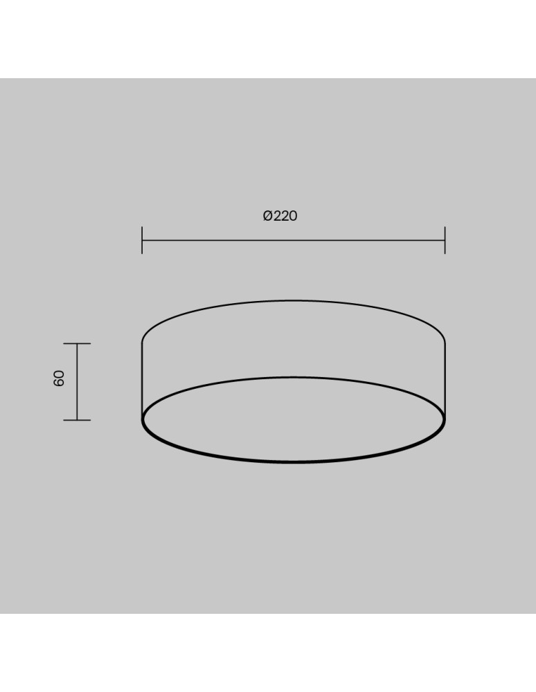 LED ceiling lamps - Maytoni Zon LED Ceiling Lamp 24W 1420lm 3000K Gold Mat C032CL-24W3K-RD-MG. - product kolory-swiatla.pl 6