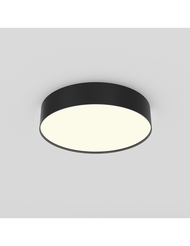 LED ceiling lamps - Maytoni Zon LED Ceiling Lamp 36W 1800lm 3000K Black C032CL-36W3K-RD-B. - product kolory-swiatla.pl 4