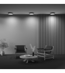 LED ceiling lamps - Maytoni Zon LED Ceiling Lamp 36W 1800lm 3000K Black C032CL-36W3K-RD-B. - product 7