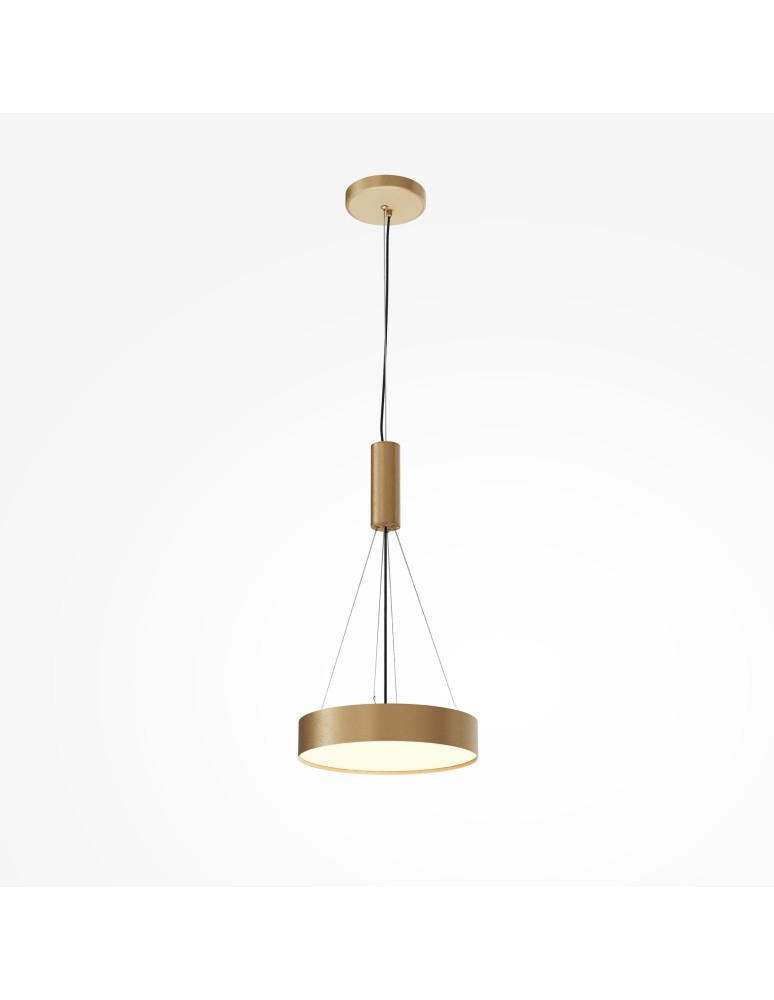 LED ceiling lamps - Maytoni Zon LED Ceiling Lamp 36W 2220lm 3000K Gold Mat C032CL-36W3K-RD-MG. - product kolory-swiatla.pl 5