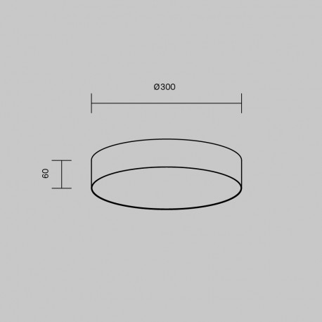 Maytoni Zon Lampa Sufitowa LED 36W 2220lm 3000K Złoty Mat C032CL-36W3K-RD-MG