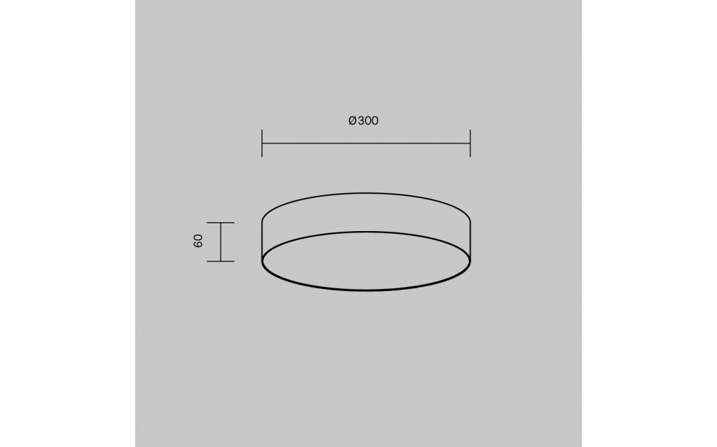 Maytoni Zon Lampa Sufitowa LED 36W 2220lm 3000K Złoty Mat C032CL-36W3K-RD-MG