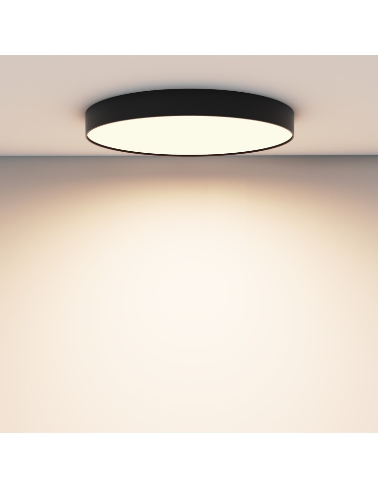 LED ceiling lamps - Maytoni Zon LED Ceiling Lamp 90W 7140lm 3000K Black C032CL-90W3K-RD-B. - product kolory-swiatla.pl 3