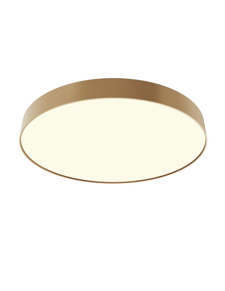 LED ceiling lamps - Maytoni Zon LED Ceiling Lamp 90W 4970lm 3000K Gold Mat C032CL-90W3K-RD-MG. - product kolory-swiatla.pl 1