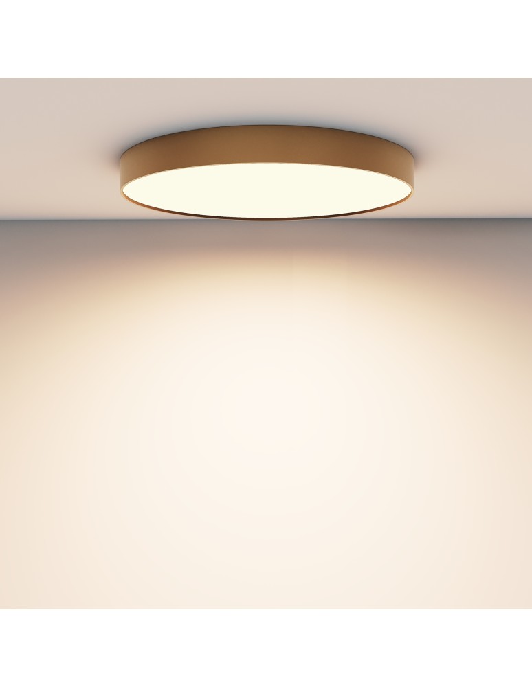 LED ceiling lamps - Maytoni Zon LED Ceiling Lamp 90W 4970lm 3000K Gold Mat C032CL-90W3K-RD-MG. - product kolory-swiatla.pl 3