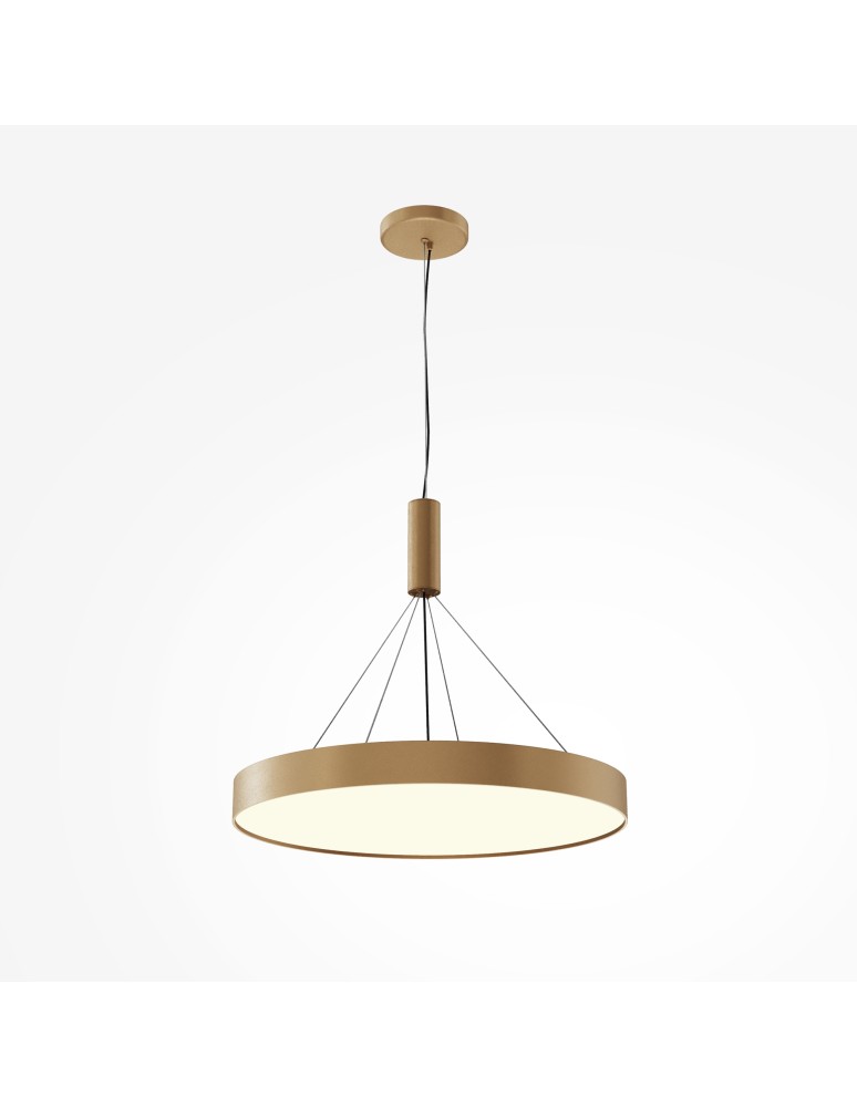 LED ceiling lamps - Maytoni Zon LED Ceiling Lamp 90W 4970lm 3000K Gold Mat C032CL-90W3K-RD-MG. - product kolory-swiatla.pl 5