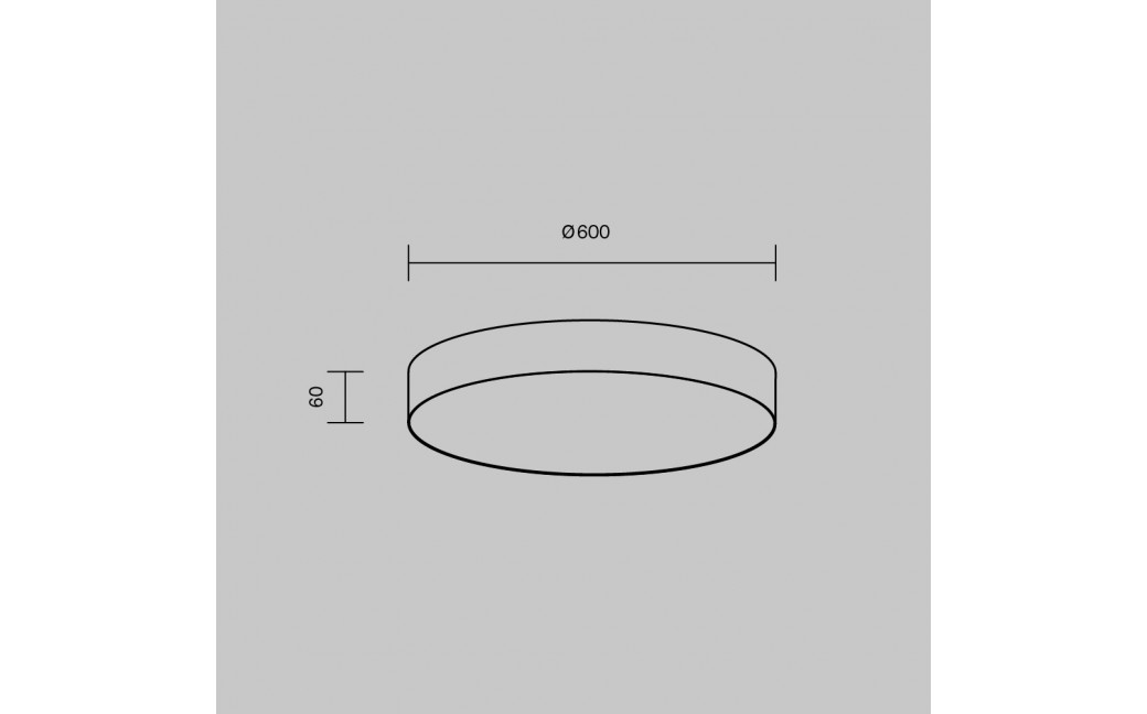 Maytoni Zon Lampa Sufitowa LED 90W 4970lm 3000K Złoty Mat C032CL-90W3K-RD-MG