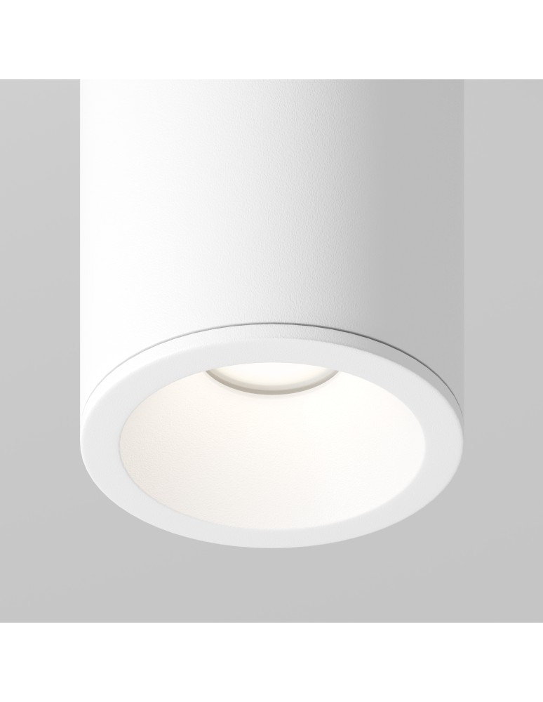 Hermetic ceiling luminaires - Maytoni Zoom Ceiling Lamp 1xGU10 50W IP65 White C029CL-01-S-W - product kolory-swiatla.pl 2