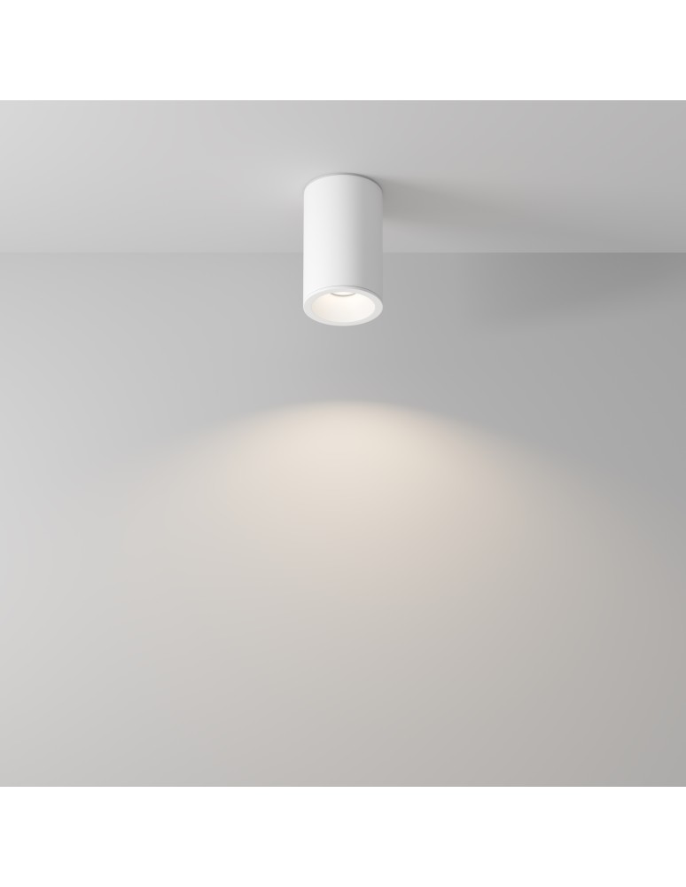Hermetic ceiling luminaires - Maytoni Zoom Ceiling Lamp 1xGU10 50W IP65 White C029CL-01-S-W - product kolory-swiatla.pl 3