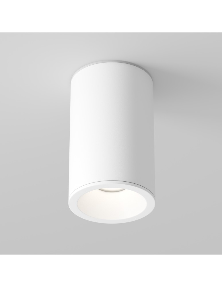 Hermetic ceiling luminaires - Maytoni Zoom Ceiling Lamp 1xGU10 50W IP65 White C029CL-01-S-W - product kolory-swiatla.pl 4