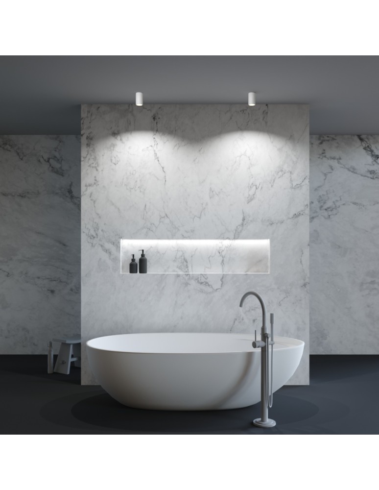 Hermetic ceiling luminaires - Maytoni Zoom Ceiling Lamp 1xGU10 50W IP65 White C029CL-01-S-W - product kolory-swiatla.pl 7