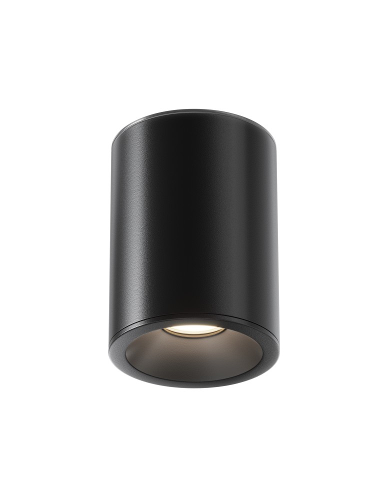 Hermetic ceiling luminaires - Maytoni Zoom Ceiling Lamp 1xGU10 50W IP65 Black C029CL-01B. - product kolory-swiatla.pl 1