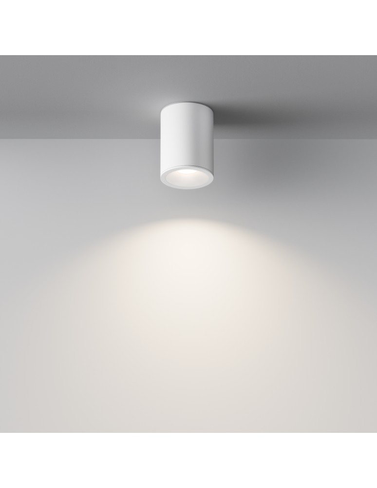 Hermetic ceiling luminaires - Maytoni Zoom Ceiling Lamp 1xGU10 50W IP65 White C029CL-01W. - product kolory-swiatla.pl 3