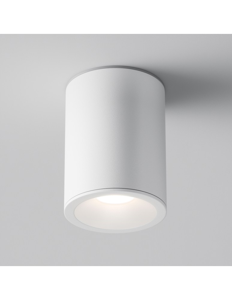 Hermetic ceiling luminaires - Maytoni Zoom Ceiling Lamp 1xGU10 50W IP65 White C029CL-01W. - product kolory-swiatla.pl 4