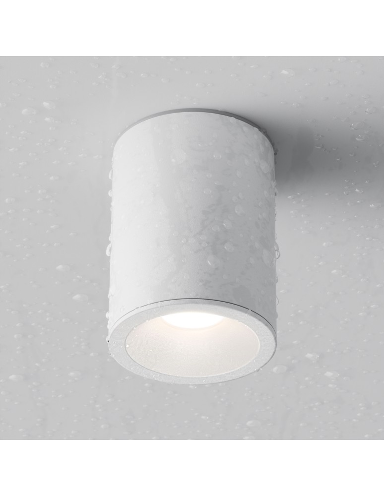 Hermetic ceiling luminaires - Maytoni Zoom Ceiling Lamp 1xGU10 50W IP65 White C029CL-01W. - product kolory-swiatla.pl 5