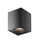 Square ceiling luminaires - Maytoni Zoom Ceiling Lamp 1xGU10 50W IP65 Black C030CL-01B. - product 1