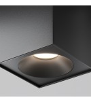 Square ceiling luminaires - Maytoni Zoom Ceiling Lamp 1xGU10 50W IP65 Black C030CL-01B. - product 3