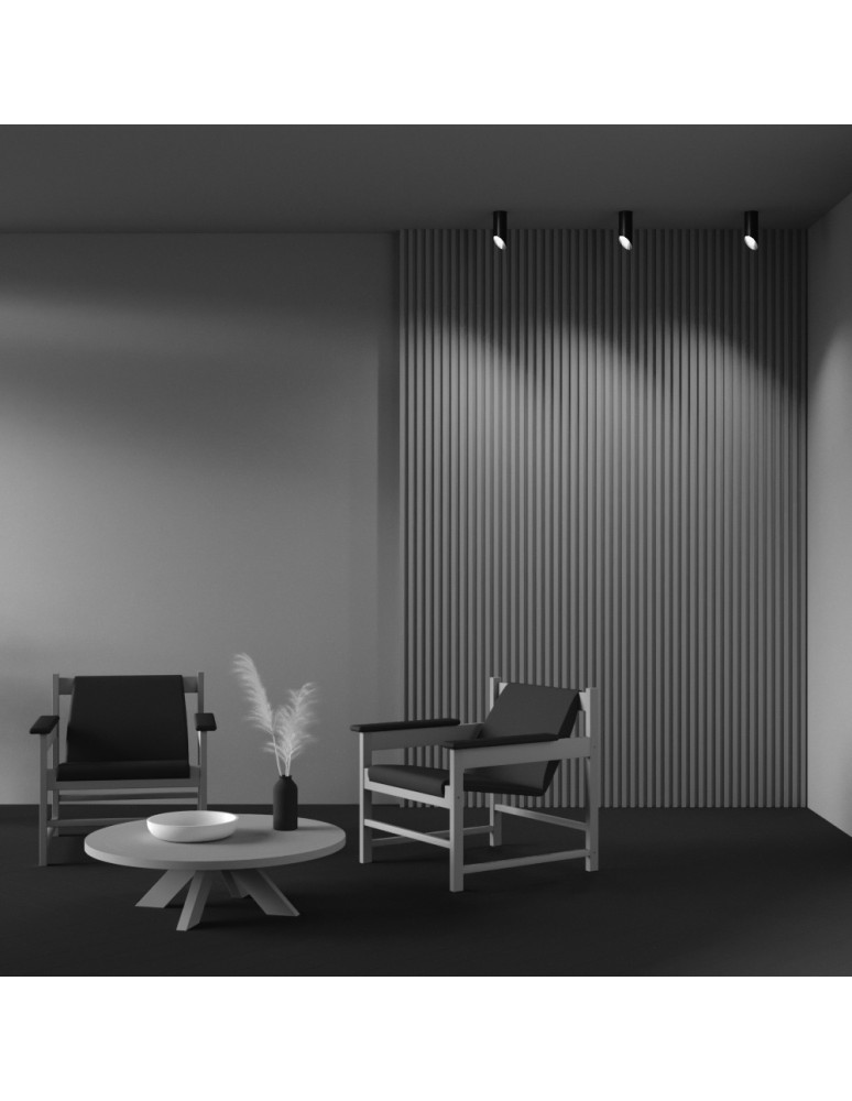 Round ceiling luminaires - Maytoni Lipari Ceiling Lamp 1xGU10 12W Black, Gold C044CL-01-15GU10-B. - product kolory-swiatla.pl 6