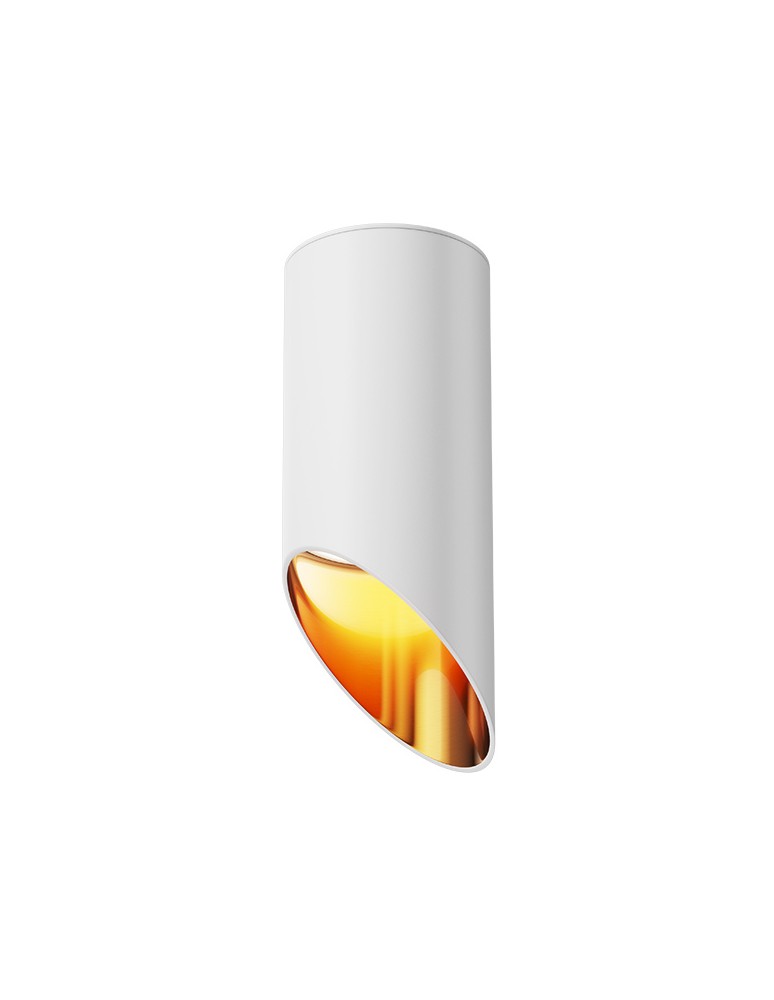 Round ceiling luminaires - Maytoni Lipari Ceiling Lamp 1xGU10 12W White, Gold C044CL-01-15GU10-W. - product kolory-swiatla.pl 1