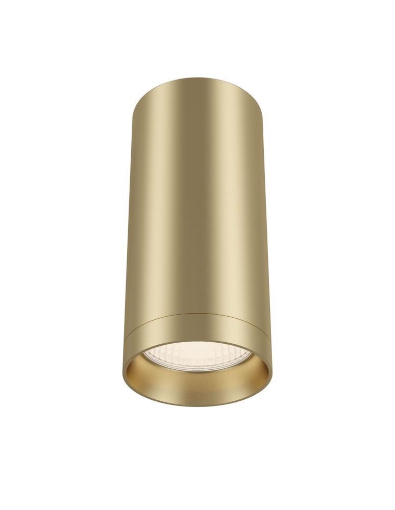 Round ceiling luminaires - Maytoni Focus Ceiling Lamp 1xGU10 10W Gold Matte C010CL-01MG - product kolory-swiatla.pl 1
