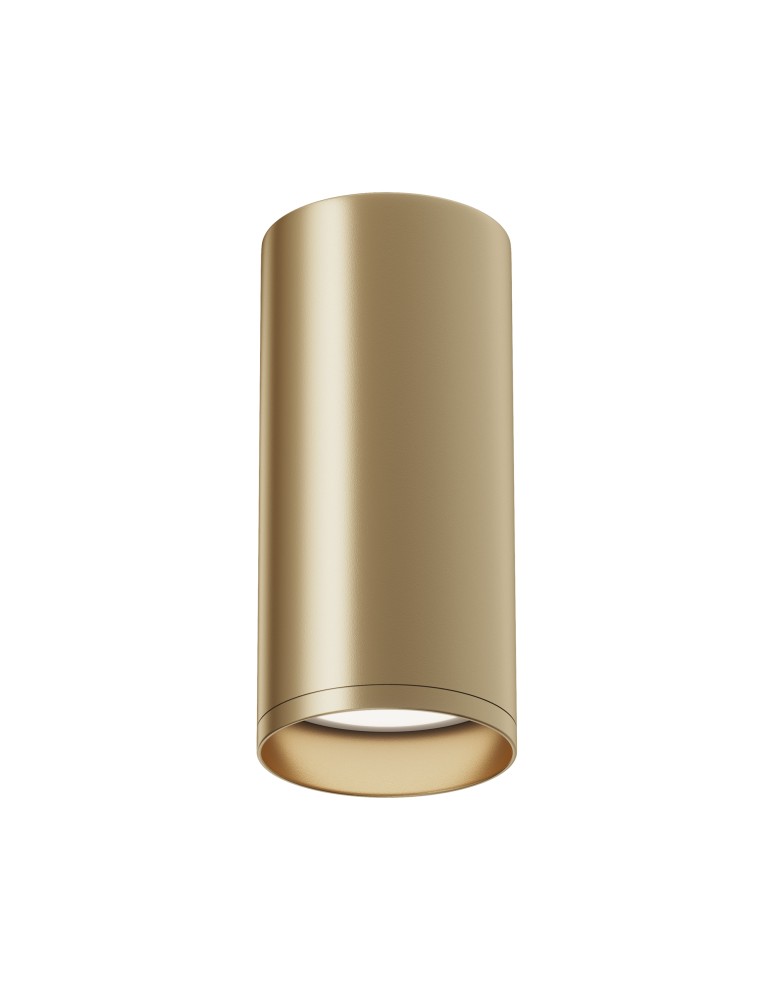 Round ceiling luminaires - Maytoni Focus Ceiling Lamp 1xGU10 10W Gold Matte C010CL-01MG - product kolory-swiatla.pl 3