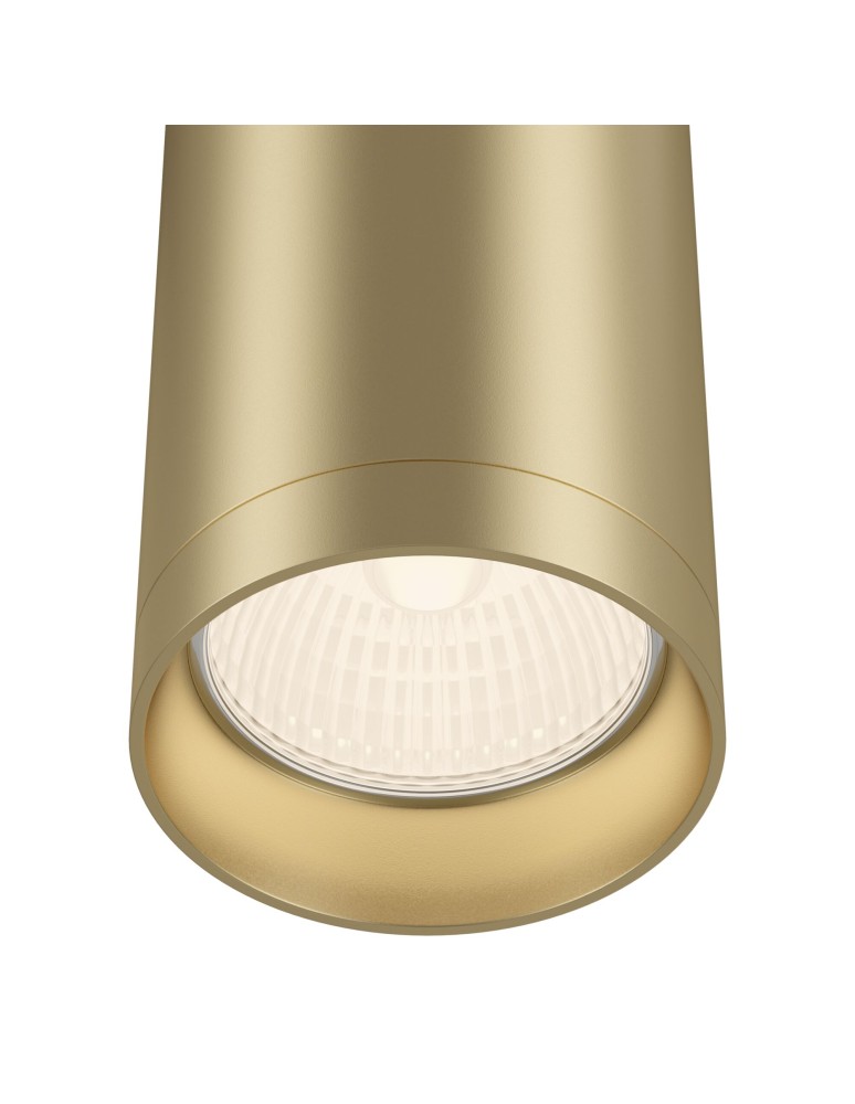 Round ceiling luminaires - Maytoni Focus Ceiling Lamp 1xGU10 10W Gold Matte C010CL-01MG - product kolory-swiatla.pl 5
