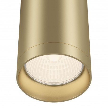 Maytoni Focus Lampa Sufitowa 1xGU10 10W Złoty Mat C010CL-01MG