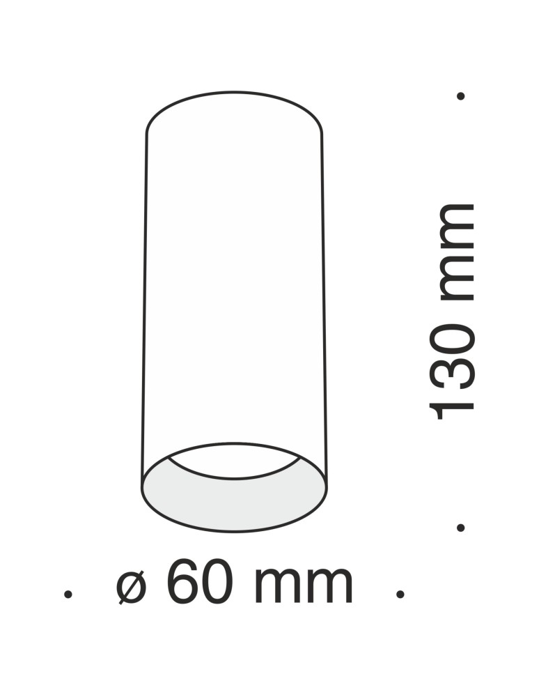 Round ceiling luminaires - Maytoni Focus Ceiling Lamp 1xGU10 10W Gold Matte C010CL-01MG - product kolory-swiatla.pl 7