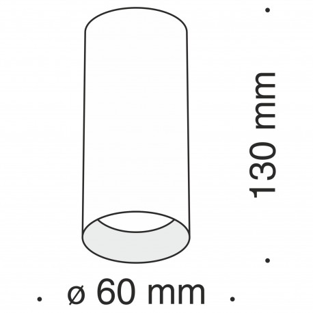 Maytoni Focus Lampa Sufitowa 1xGU10 10W Złoty Mat C010CL-01MG