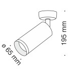 Adjustable ceiling lamps - spots - Maytoni Focus Ceiling Lamp 1xGU10 10W Black C017CW-01B. - product 7