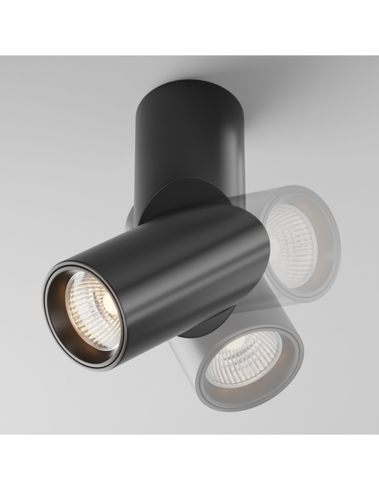 Adjustable ceiling lamps - spots - Maytoni Dafne LED Ceiling Lamp 10W 800lm 3000K Black C027CL-L10B. - product kolory-swiatla.pl 6