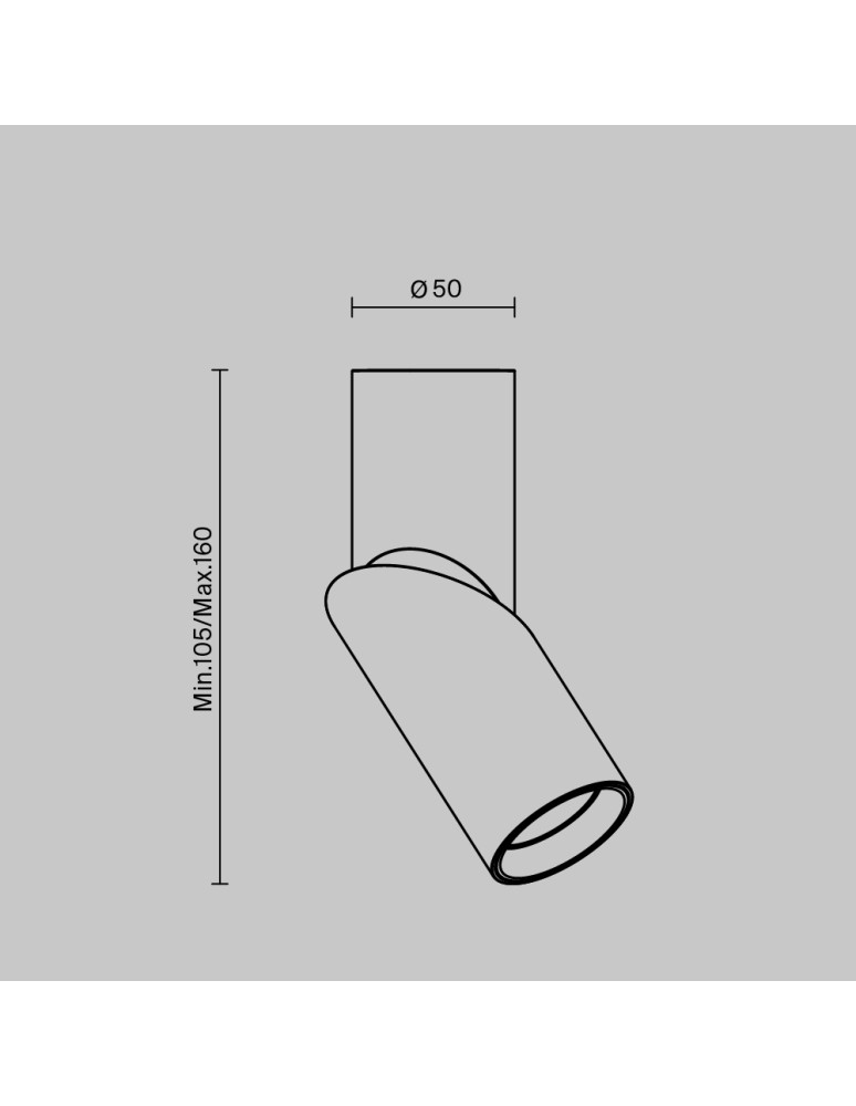 Adjustable ceiling lamps - spots - Maytoni Dafne LED Ceiling Lamp 10W 800lm 3000K White C027CL-L10W. - product kolory-swiatla.pl 6