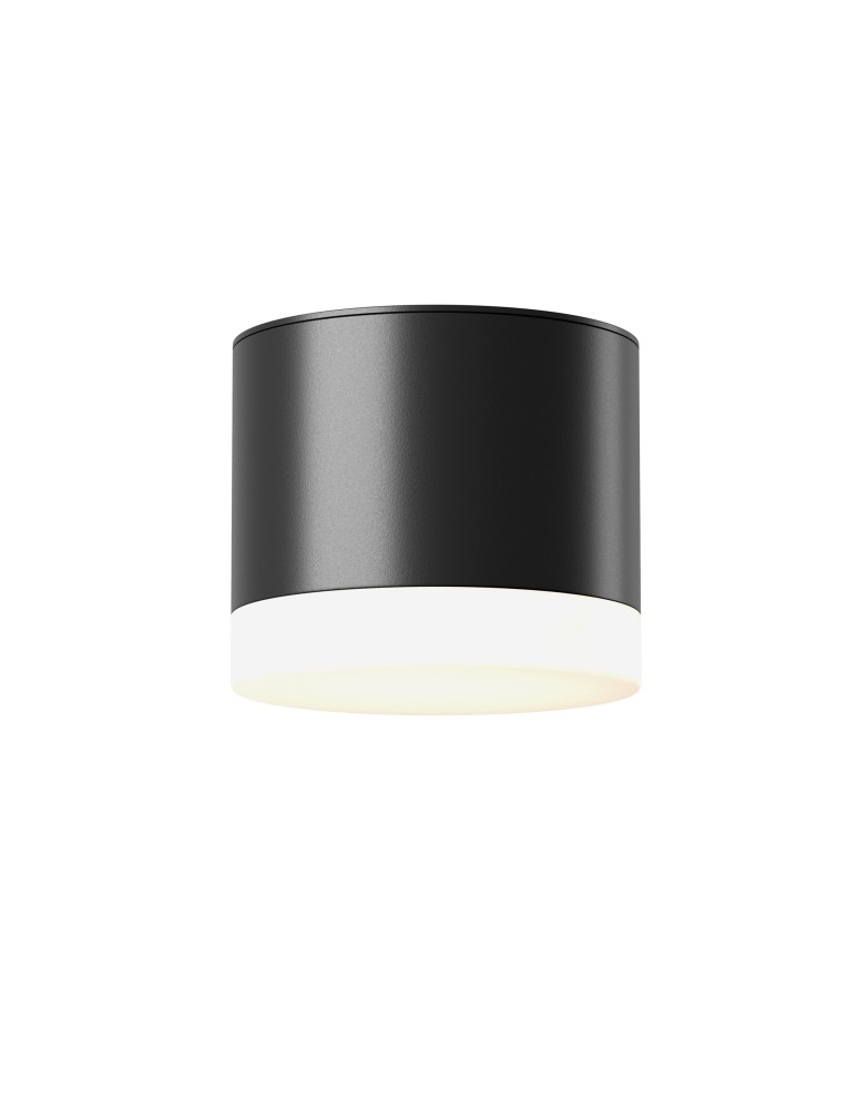 Hermetic ceiling luminaires - Maytoni Pauline Ceiling Lamp 1xGX53 15W IP44 Black C087CL-GX53-B. - product kolory-swiatla.pl 1