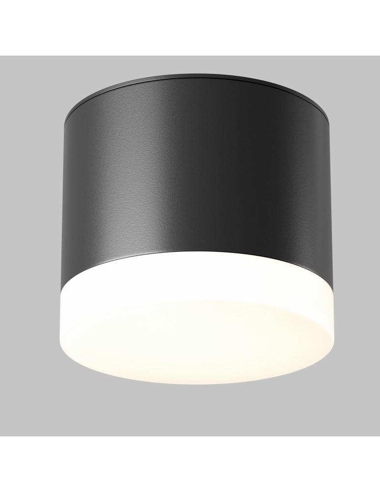 Hermetic ceiling luminaires - Maytoni Pauline Ceiling Lamp 1xGX53 15W IP44 Black C087CL-GX53-B. - product kolory-swiatla.pl 2
