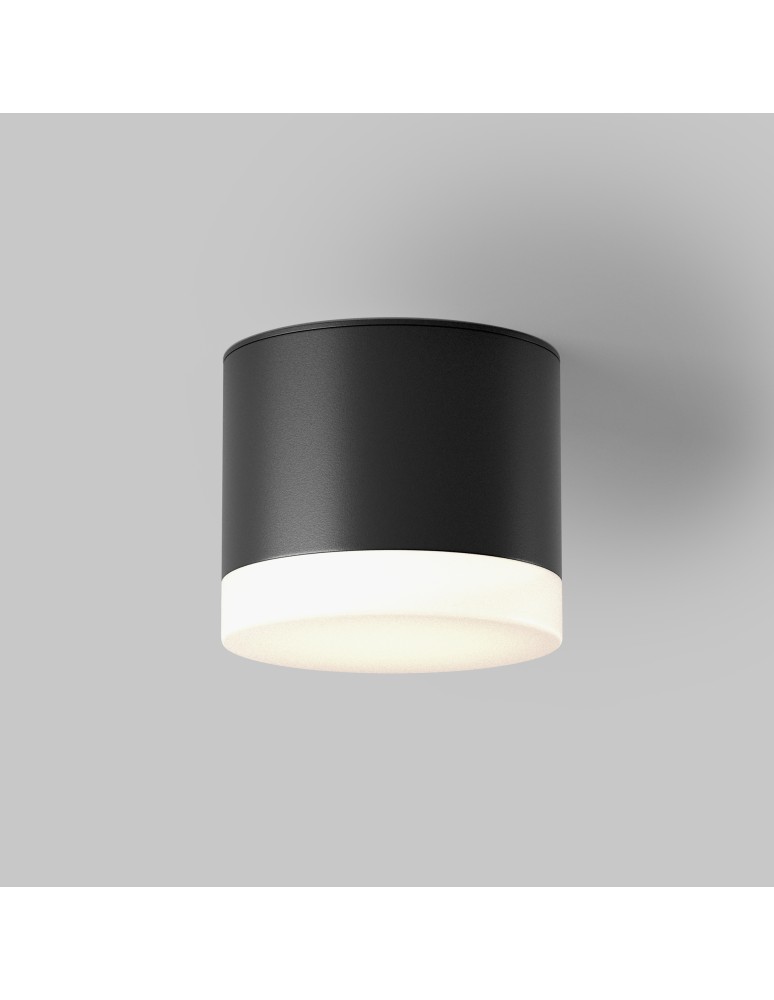 Hermetic ceiling luminaires - Maytoni Pauline Ceiling Lamp 1xGX53 15W IP44 Black C087CL-GX53-B. - product kolory-swiatla.pl 4