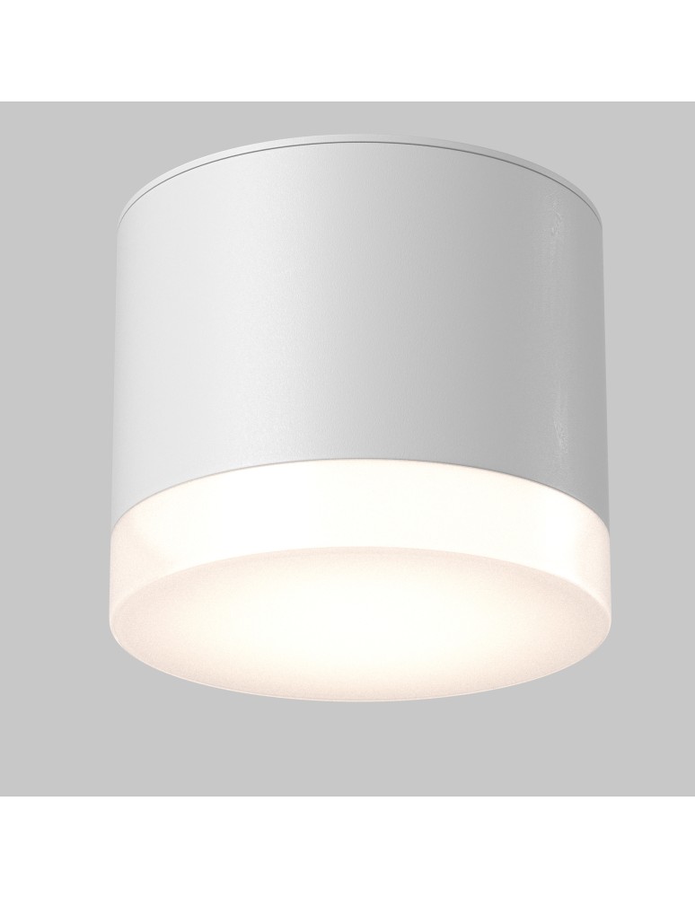 Hermetic ceiling luminaires - Maytoni Pauline Ceiling Lamp 1xGX53 15W IP44 White C087CL-GX53-W. - product kolory-swiatla.pl 2