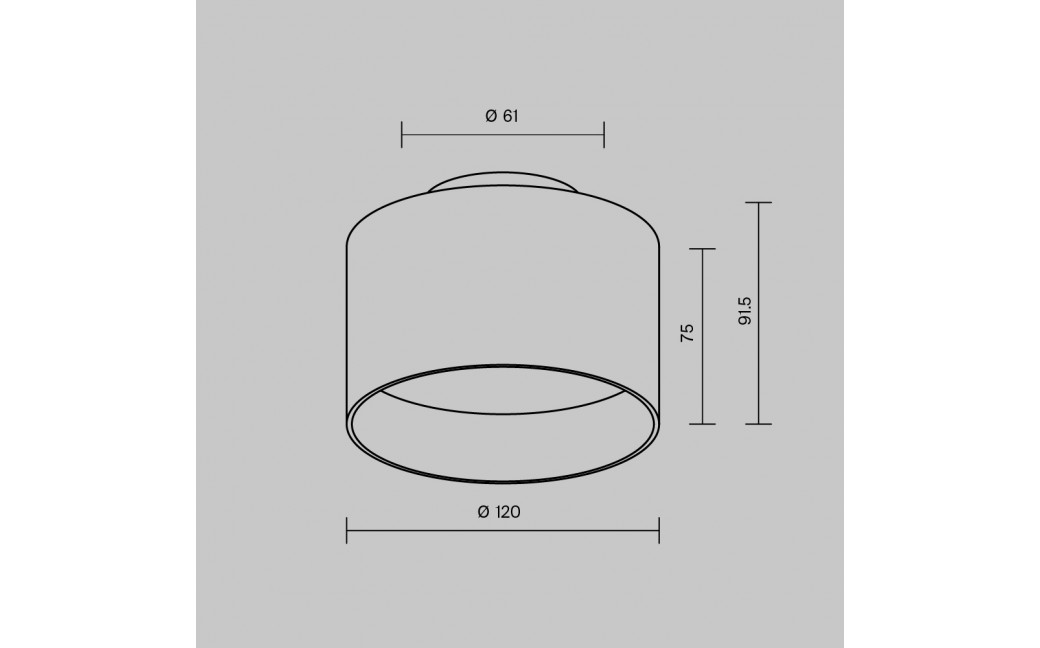 Maytoni Planet Lampa Sufitowa LED 16W 1050lm 4000K Biały C009CW-L16W4K