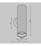 Wall lamps - Maytoni Artisan Wall lamp/wall lamp 2xGU10 10W Black C080WL-02-GU10-B. - product 5