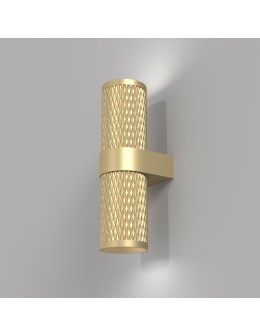 Maytoni Focus Design Kinkiet/Ścienna 2xGU10 7W Złoty Mat C069WL-02MG