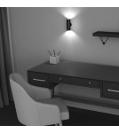 Wall lamps - Maytoni FOCUS S Wall lamp/wall lamp 2xGU10 10W Black C068WL-02B - product 6