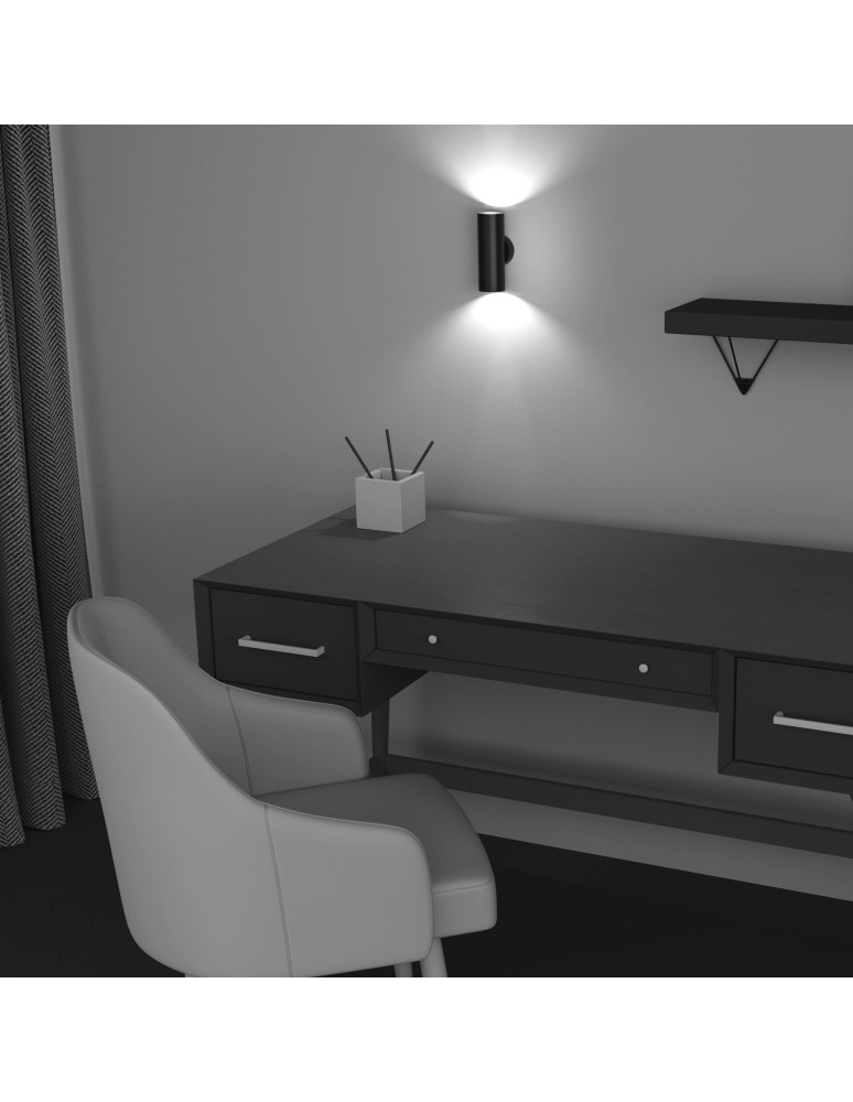 Wall lamps - Maytoni FOCUS S Wall lamp/wall lamp 2xGU10 10W Black C068WL-02B - product kolory-swiatla.pl 6