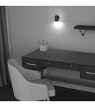 Wall lamps - Maytoni FOCUS S Wall lamp/wall lamp 1xGU10 10W Black C068WL-01B - product 5