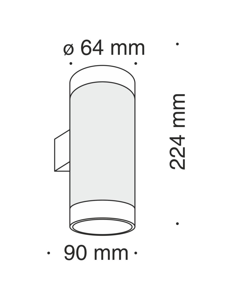 Wall lamps - Maytoni KILT LED wall lamp/wall lamp 10W 750lm 3000K Black C027WL-L10B. - product kolory-swiatla.pl 7