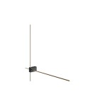 Maytoni Pars Kinkiet/Ścienna LED 12W 1050lm 3000K Czarny, Złoty C070WL-L12GB3K