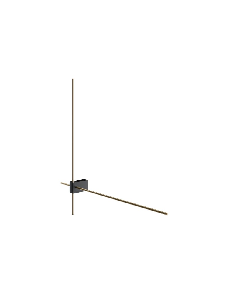 Wall lamps - Maytoni Pars LED wall lamp/wall lamp 12W 1050lm 3000K Black, Gold C070WL-L12GB3K - product kolory-swiatla.pl 1